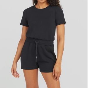 Only worn twice! Spanx AirEssentials Short Sleeve Romper - Very Black
